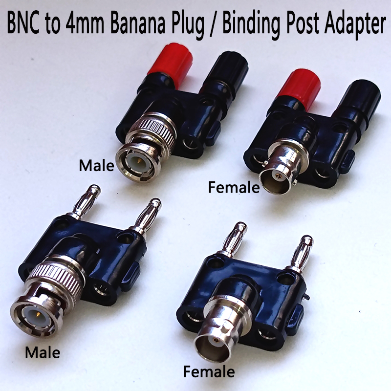 Electronics Repair Equipment - Adaptador BNC Macho/Hembra a Conector Banana