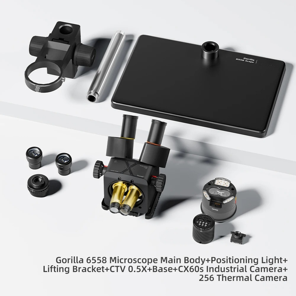 Electronics Repair In Usa - Microscopio Trinocular Qianli 6558 Gorilla, Zoom