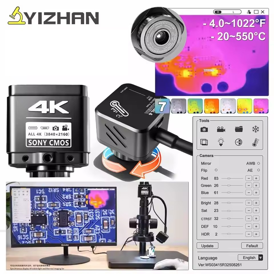 Electronics Repair In Usa - Cámara de Microscopio para Soldadura Electrónica