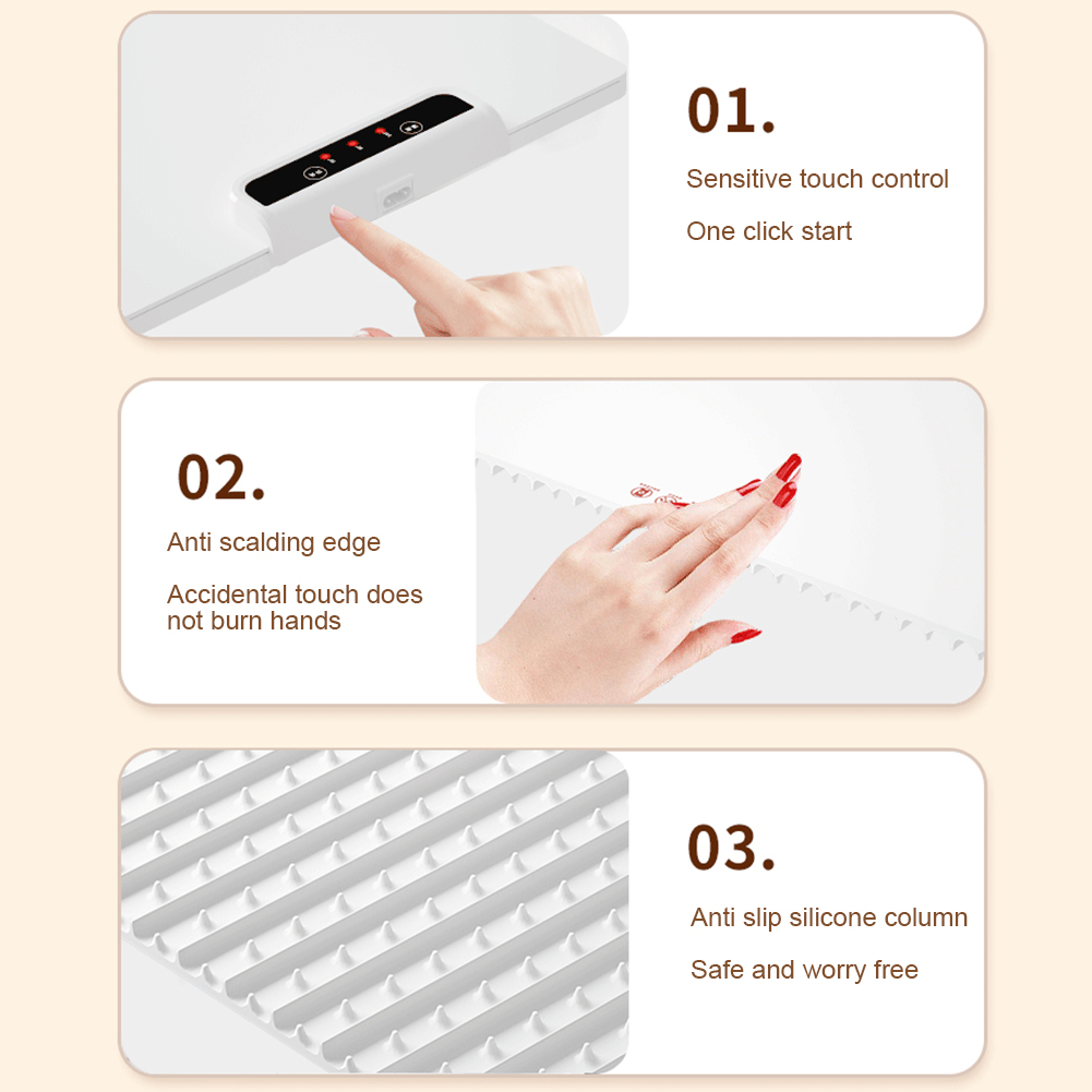 Placa calefactora inteligente  - Heat Mat Silicone reseña y precio