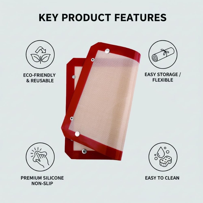 Tapete de Silicona de Grado Al - Heat Mat Silicone reseña y precio